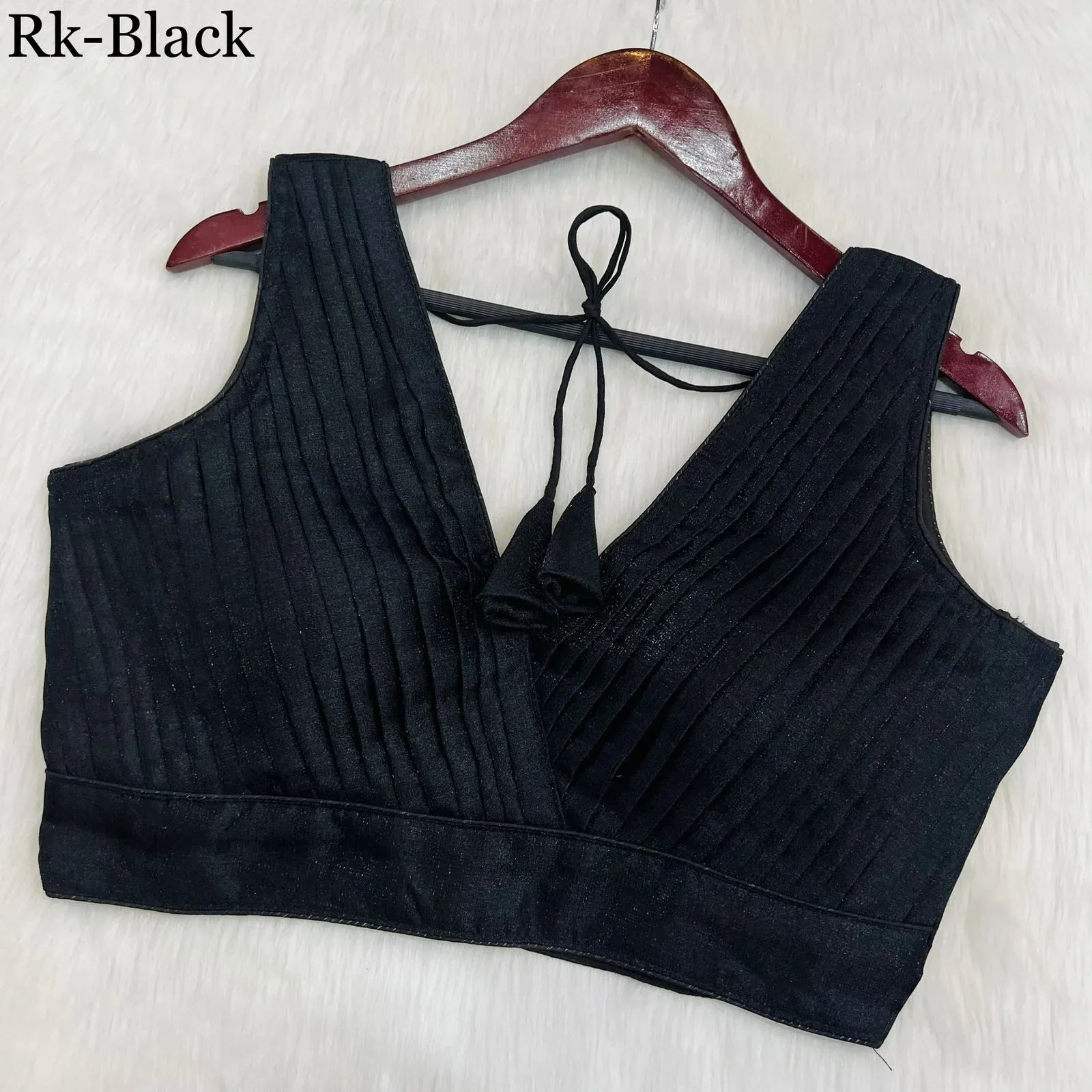 PLEATED DESINGER COBRA SILK BLOUSE Anant Tex Exports Private Limited