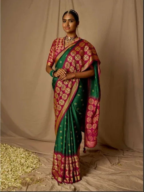Kimora Meera Soft Silk Designer Soft Brasso Silk Saree Anant Tex Exports Private Limited