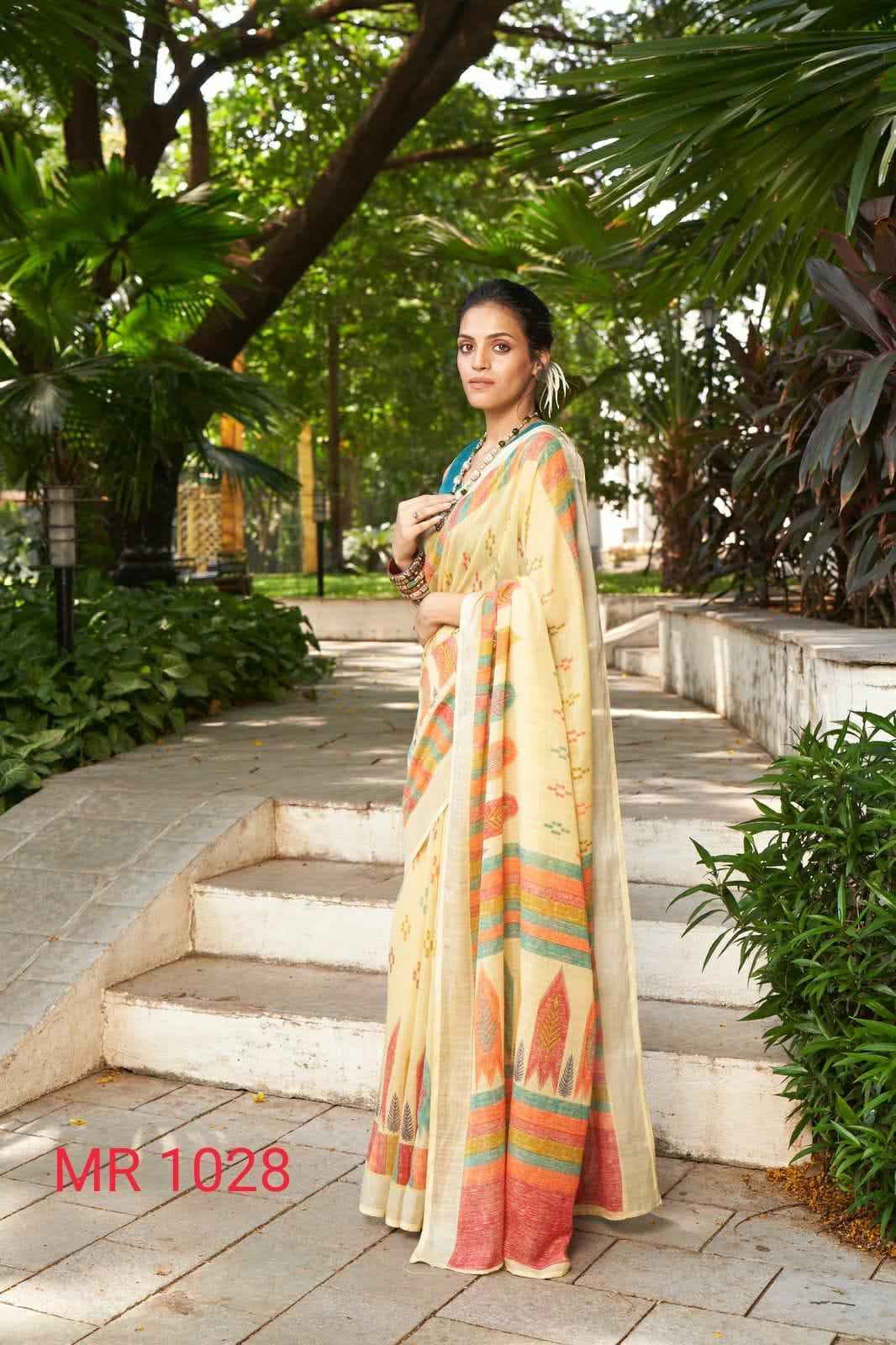 Pure Linen Sarees