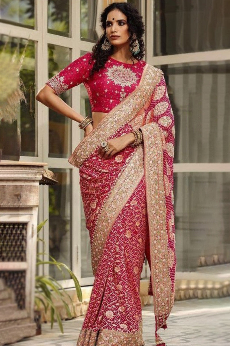 Bandhani Sarees