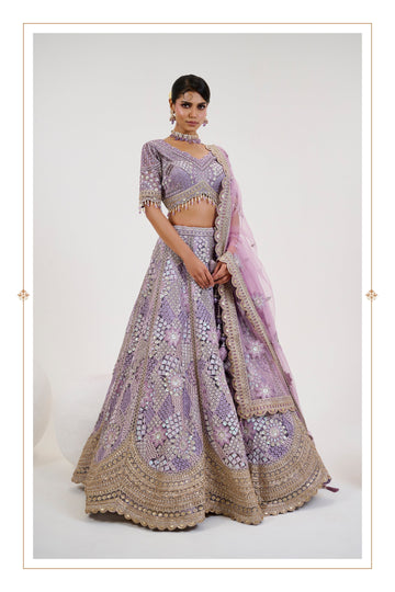 Shop the newest lehenga collection with exquisite detailing and perfect flair.