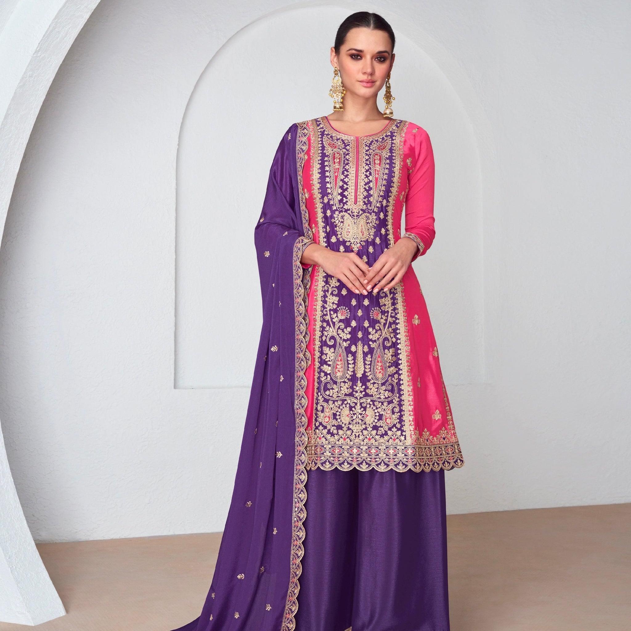 Buy Latest Stylish Palazzo Suit Design For Women