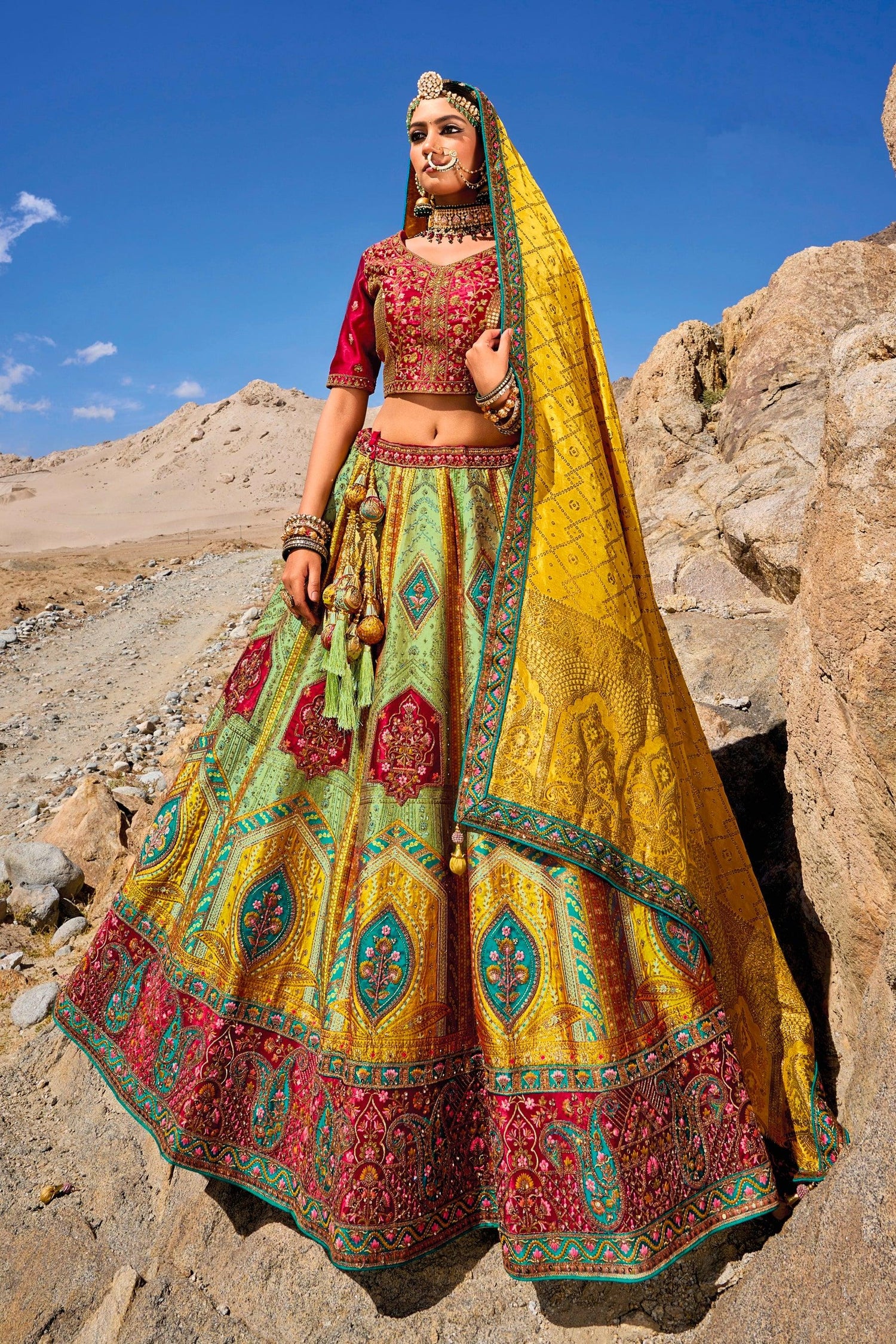 Buy Designer Bridal Lehengas &amp; Wedding Lehenga Sets Online