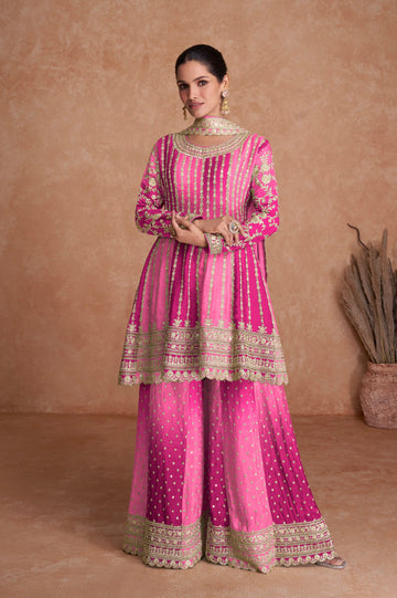 Designer Pink Salwar Suit for Weddings