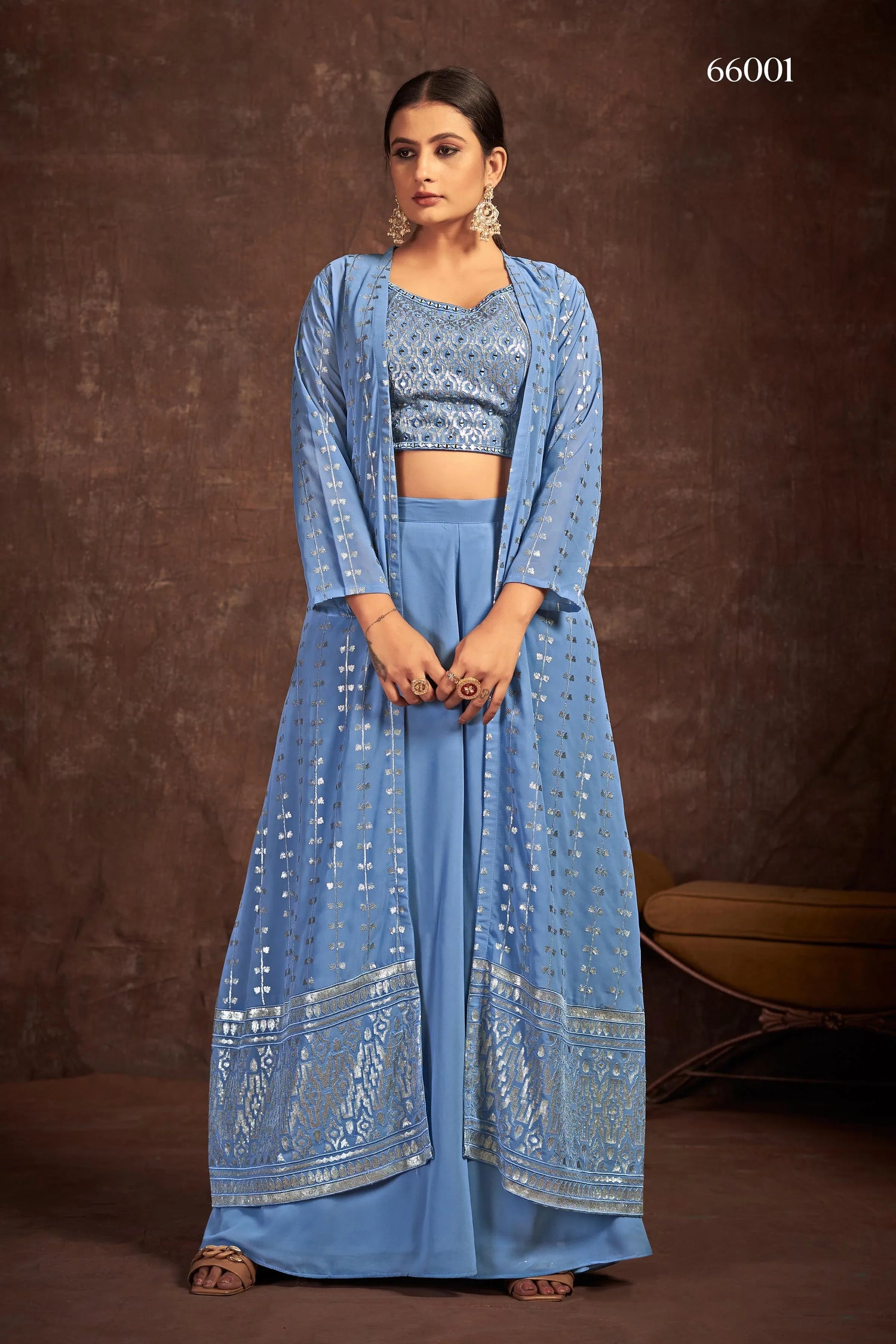 Blush Vol-4 Designer Wear Suit D.No 66001 - Anant Exports