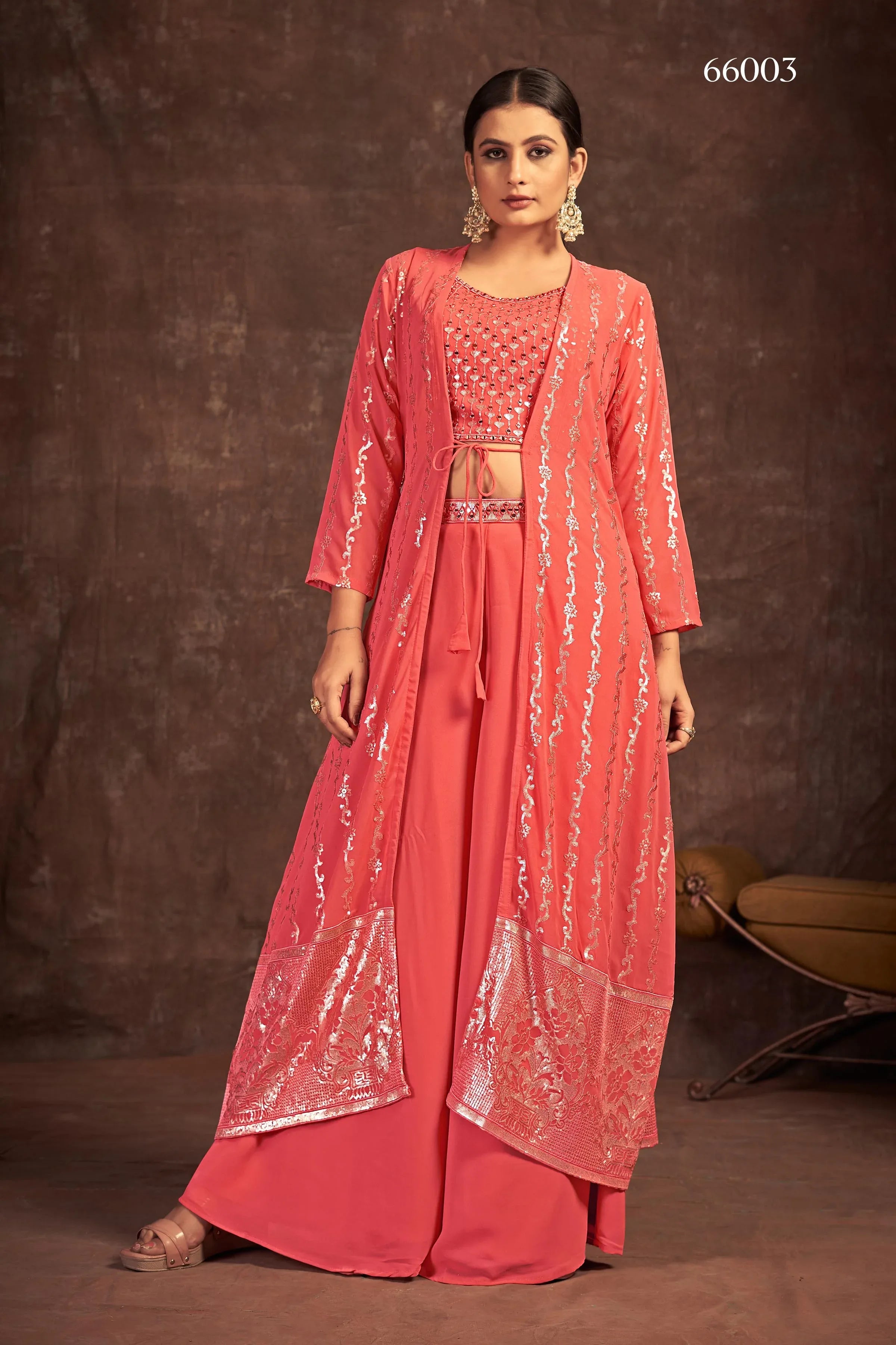 Blush Vol-4 Designer Wear Suit D.No 66003 - Anant Exports
