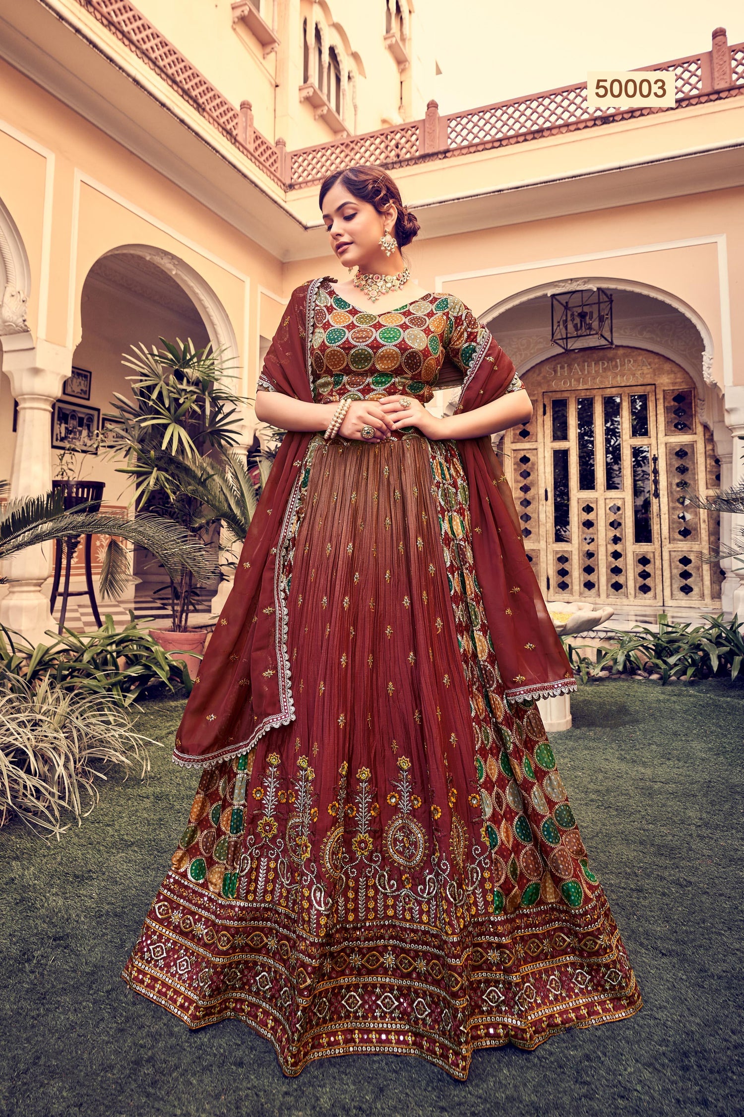 Vastrey Vol 7 Designer Occasion Wear Lehenga D.No 50003 - Anant Exports