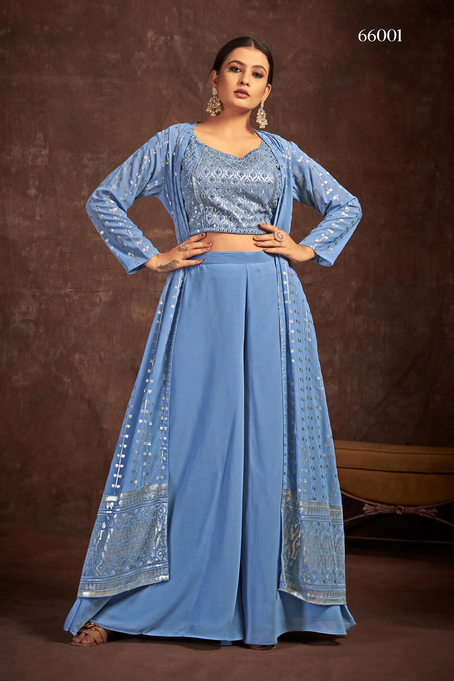 Blush Vol-4 Designer Wear Suit D.No 66001 - Anant Exports