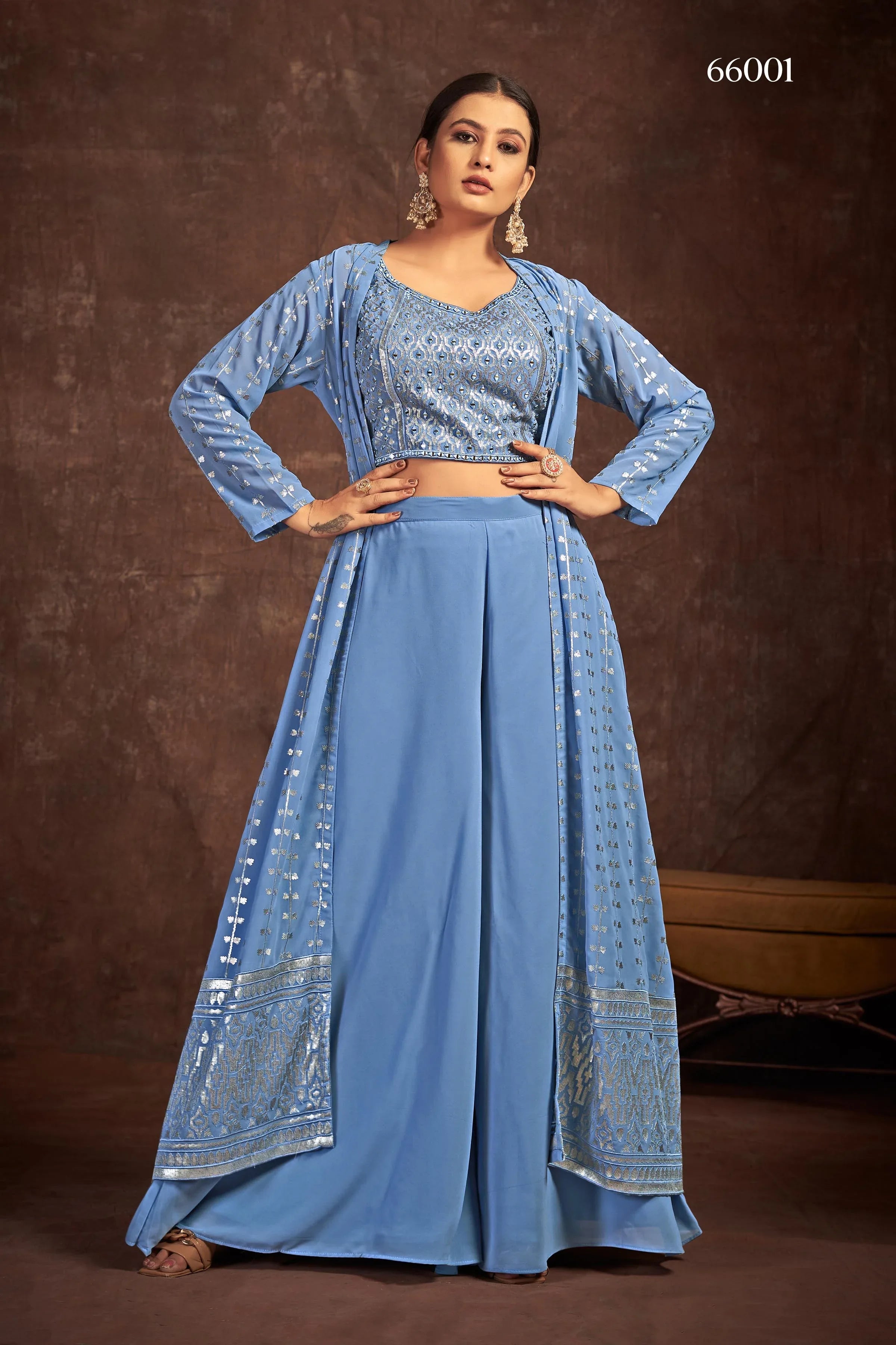 Blush Vol-4 Designer Wear Suit D.No 66001 - Anant Exports