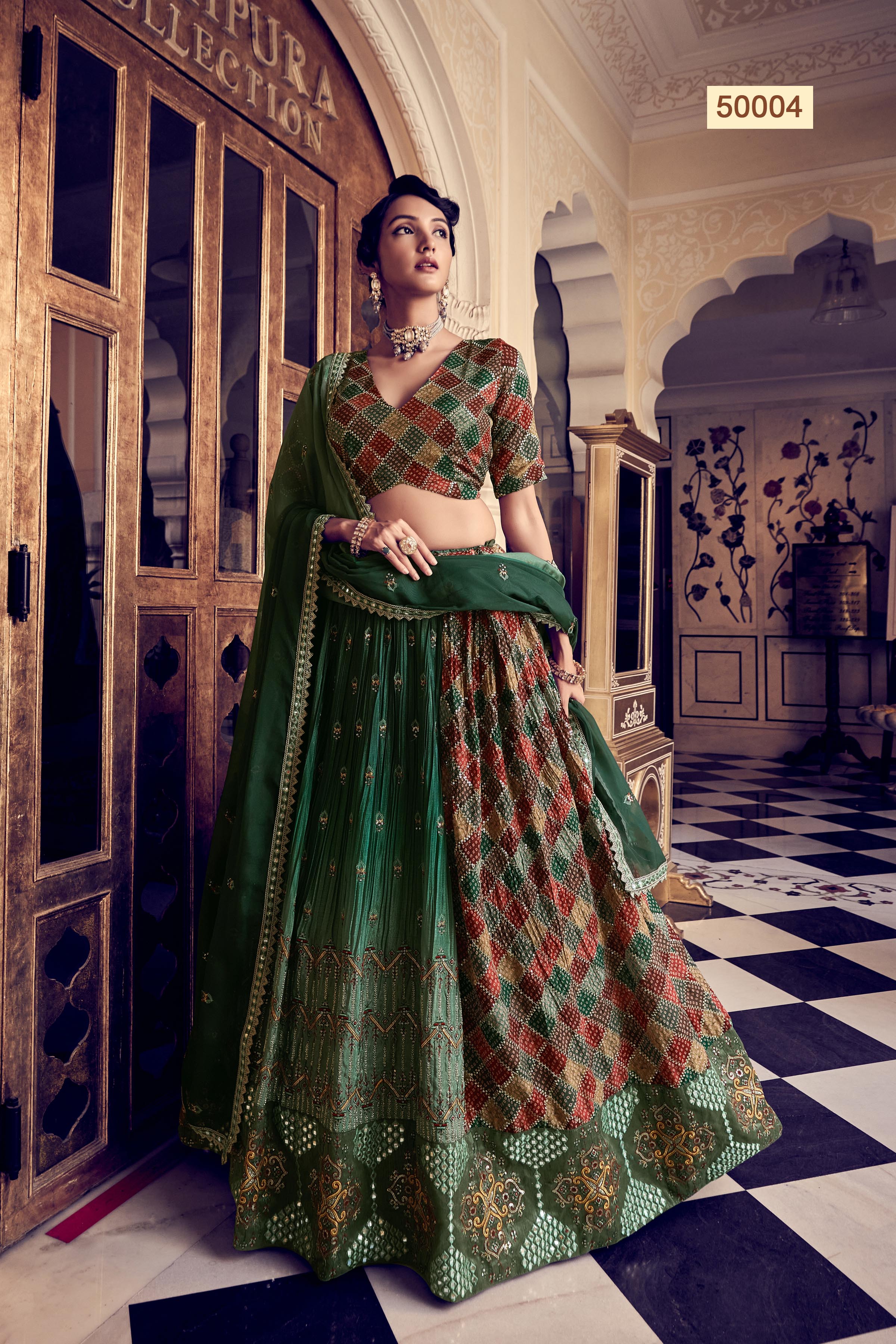 Vastrey Vol 7 Designer Occasion Wear Lehenga D.No 50004