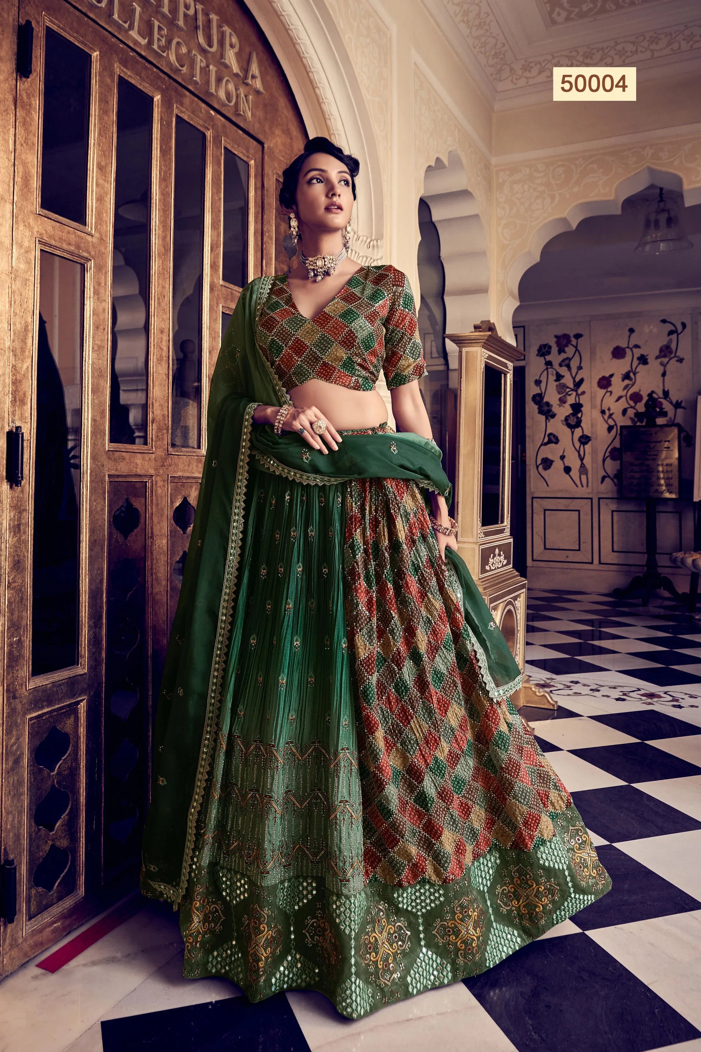 Vastrey Vol 7 Designer Occasion Wear Lehenga D.No 50004 - Anant Exports