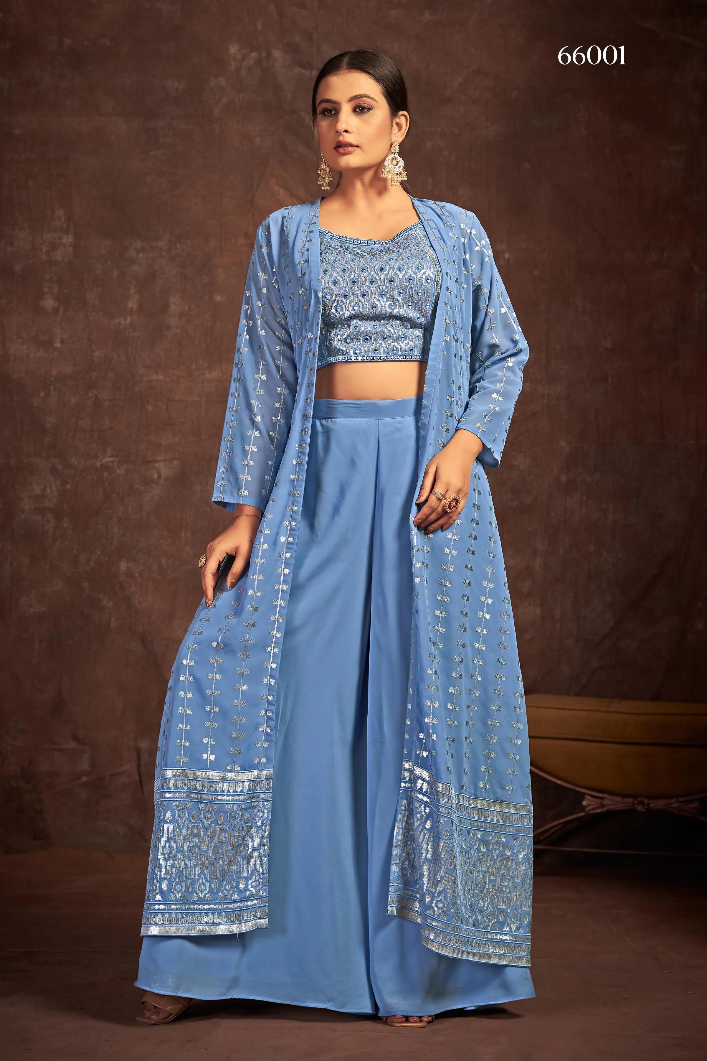 Blush Vol-4 Designer Wear Suit D.No 66001 - Anant Exports