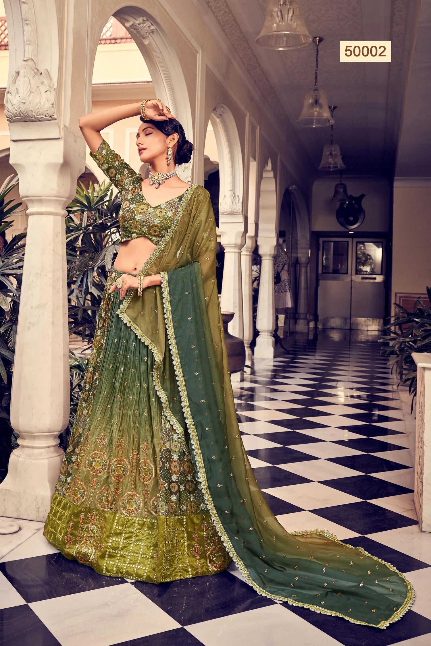 Vastrey Vol 7 Designer Occasion Wear Lehenga D.No 50002 - Anant Exports
