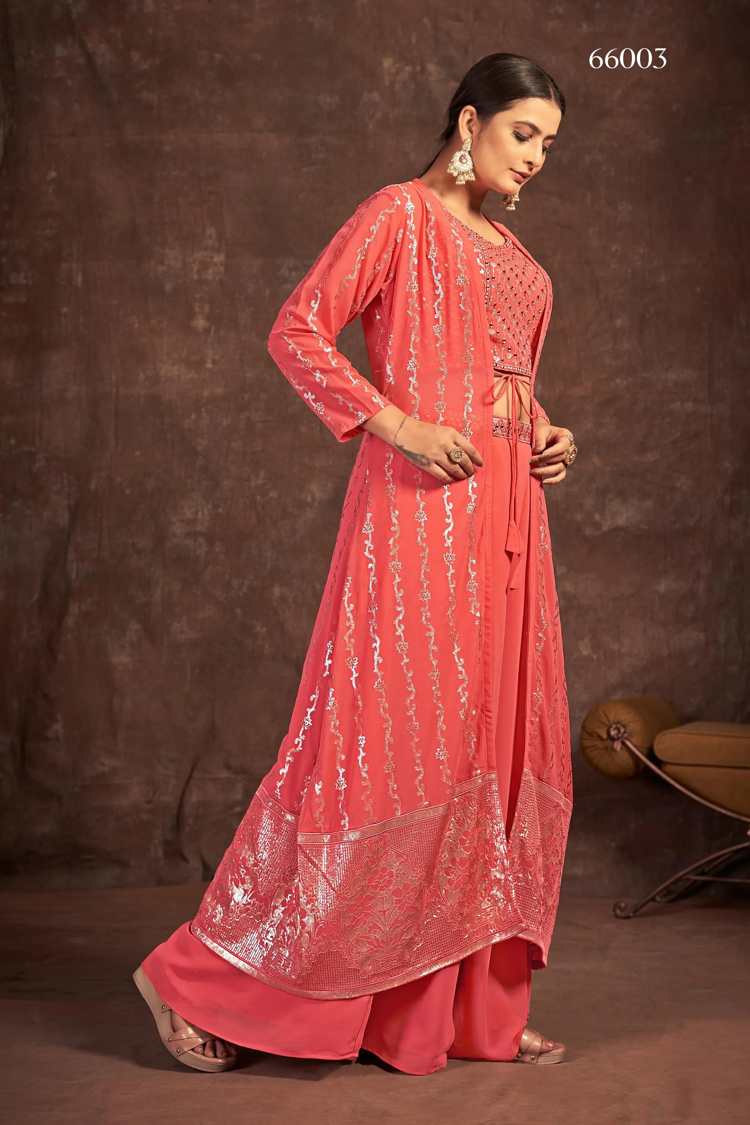 Blush Vol-4 Designer Wear Suit D.No 66003 - Anant Exports