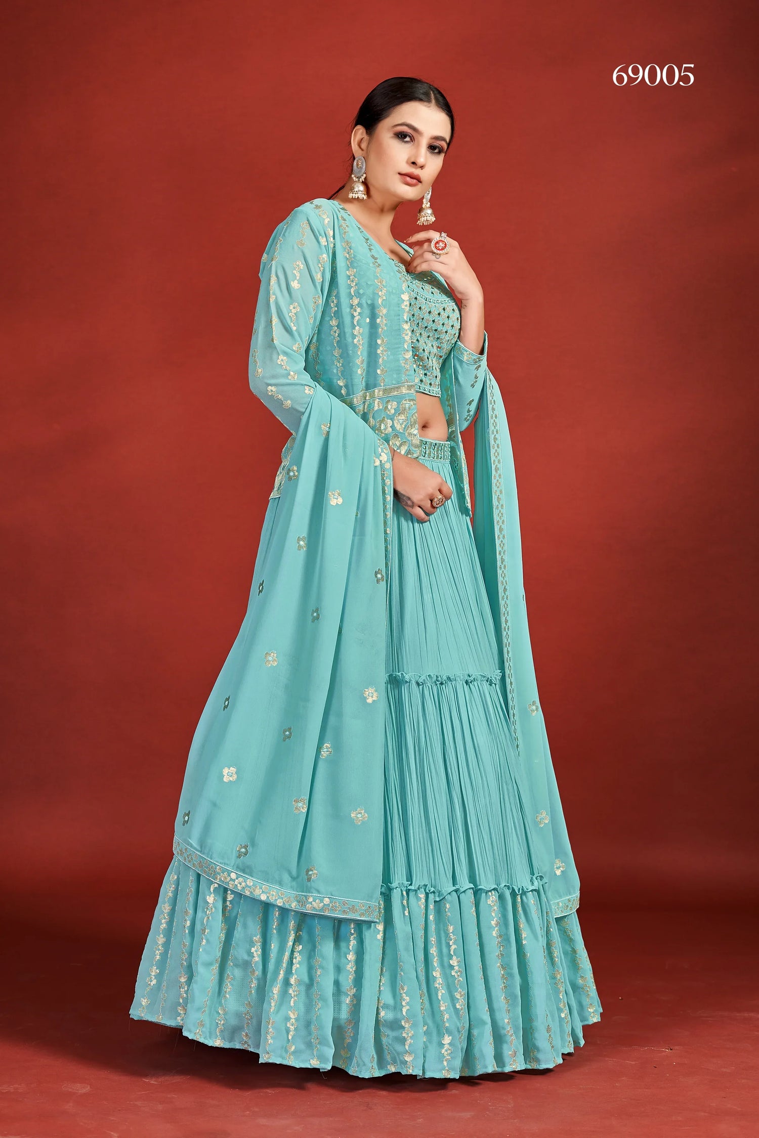 Mahira Vol 5 Designer Occasion Wear Lehenga D.No 69005 - Anant Exports