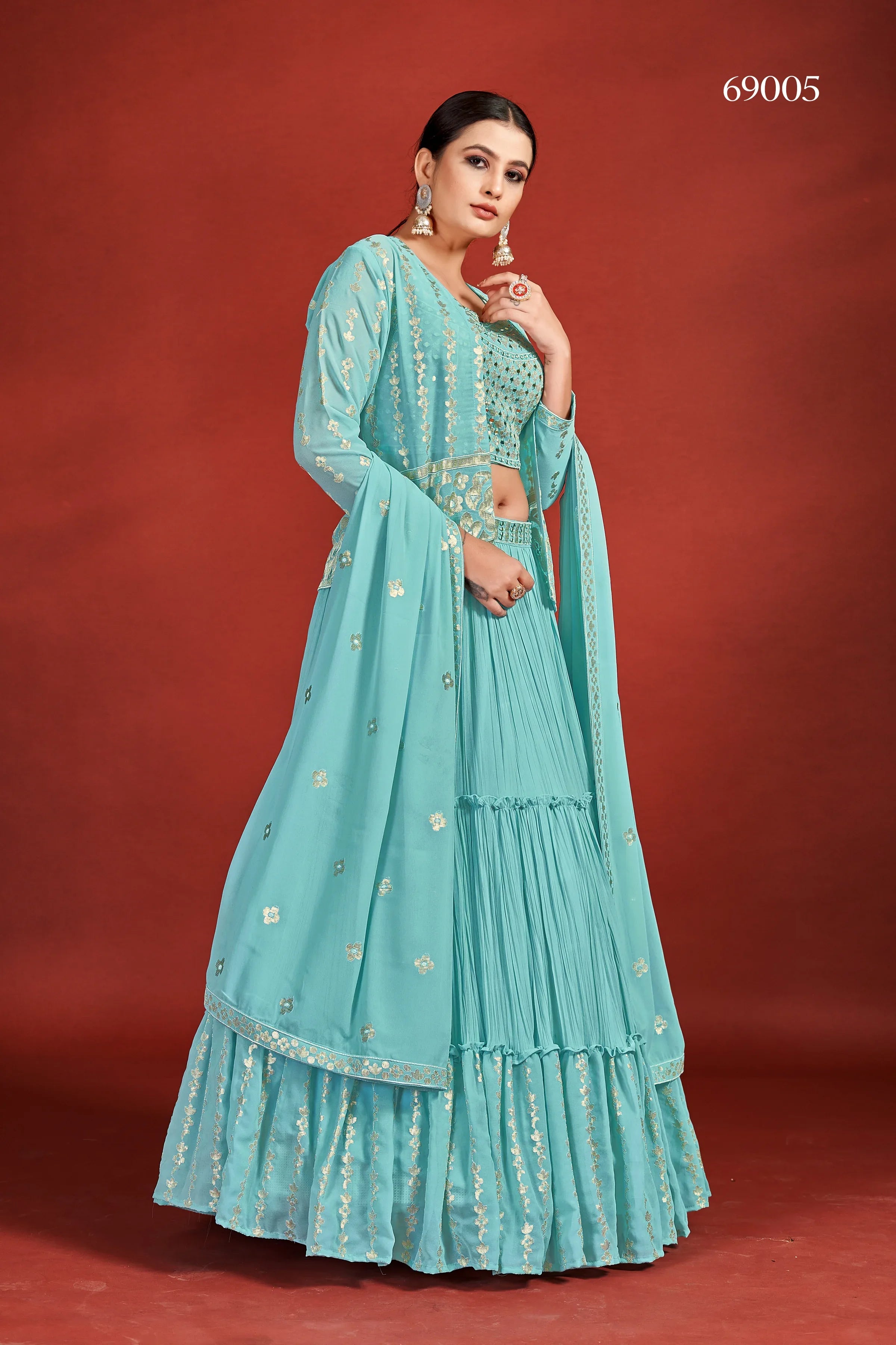 Mahira Vol 5 Designer Occasion Wear Lehenga D.No 69005 - Anant Exports
