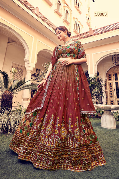 Vastrey Vol 7 Designer Occasion Wear Lehenga D.No 50003 - Anant Exports