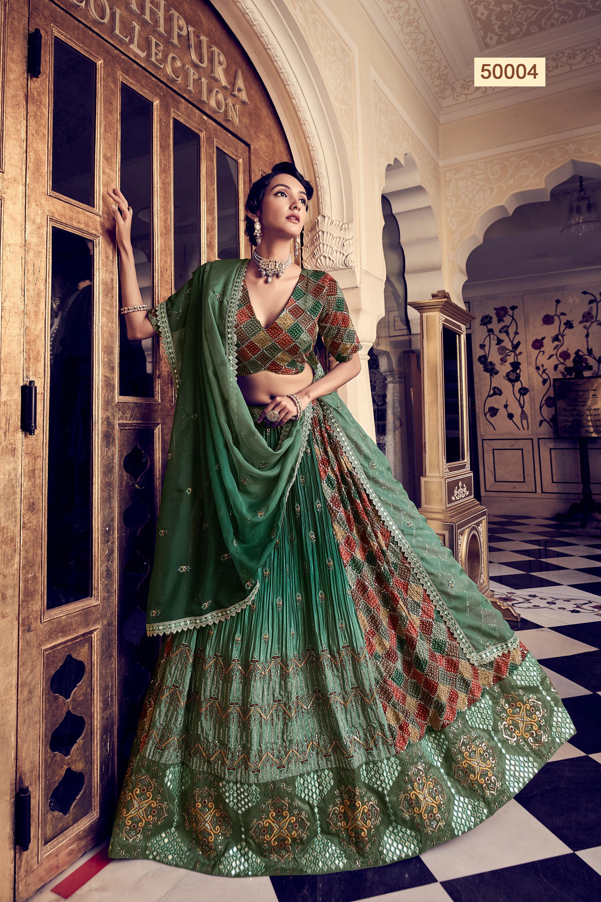 Vastrey Vol 7 Designer Occasion Wear Lehenga D.No 50004 - Anant Exports