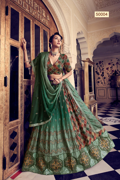 Vastrey Vol 7 Designer Occasion Wear Lehenga D.No 50004 - Anant Exports