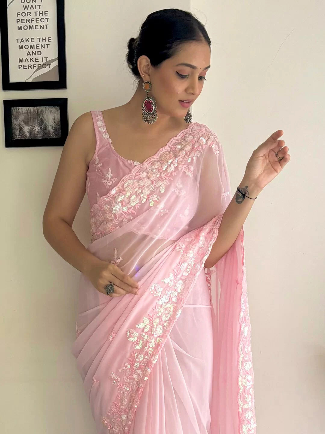 Sequance Saree
