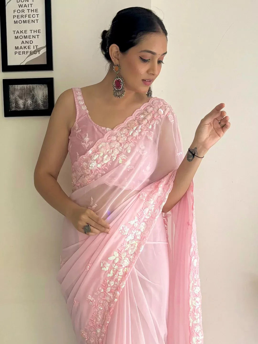 Sequance Saree