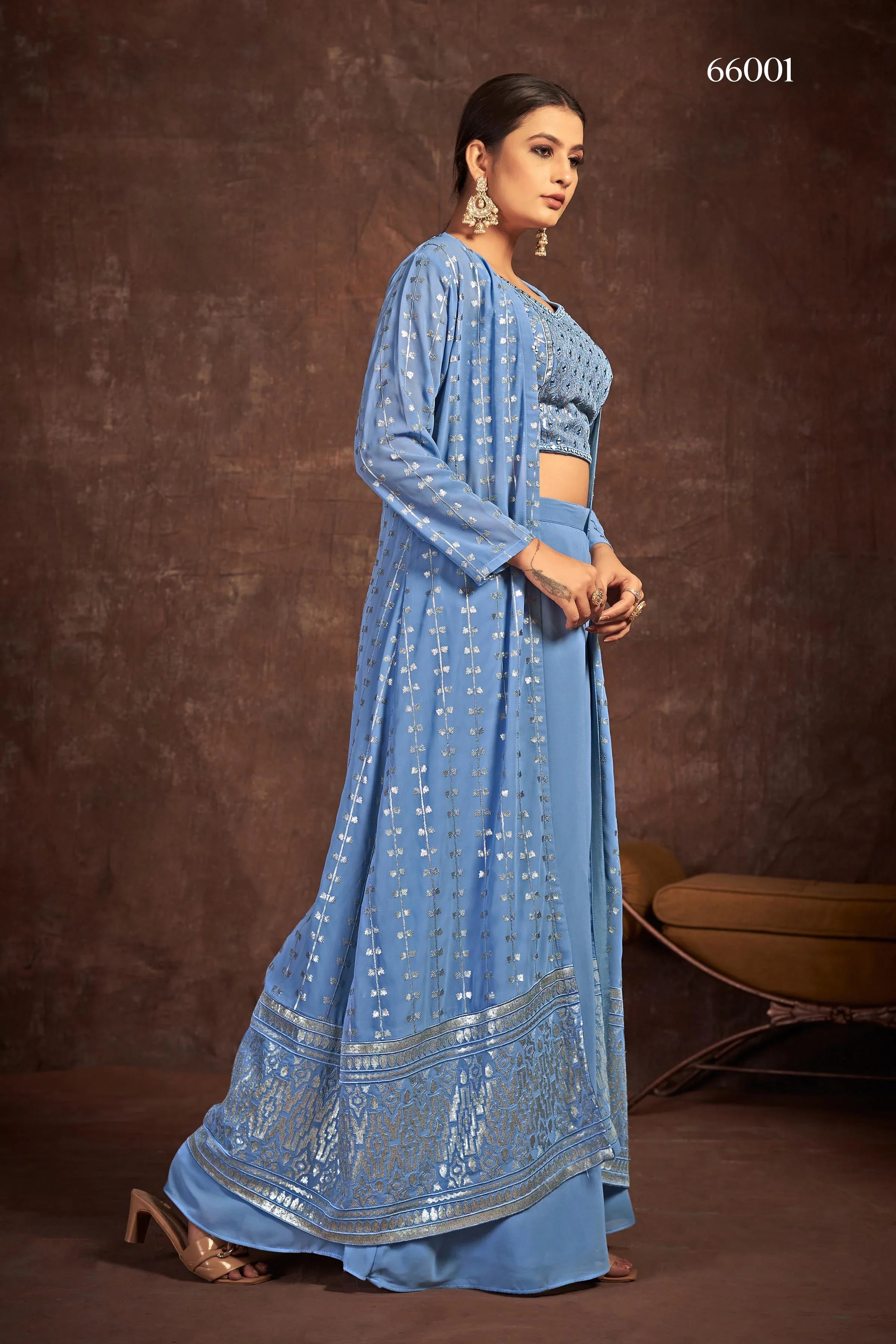 Blush Vol-4 Designer Wear Suit D.No 66001 - Anant Exports