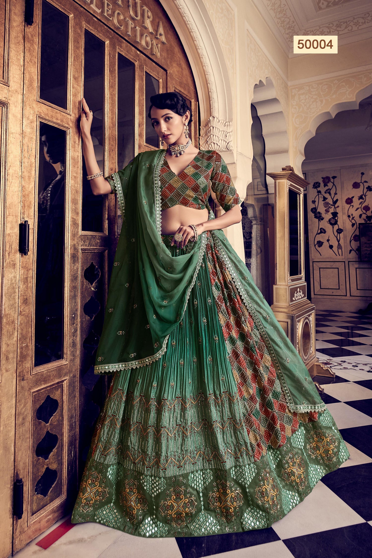 Vastrey Vol 7 Designer Occasion Wear Lehenga D.No 50004 - Anant Exports