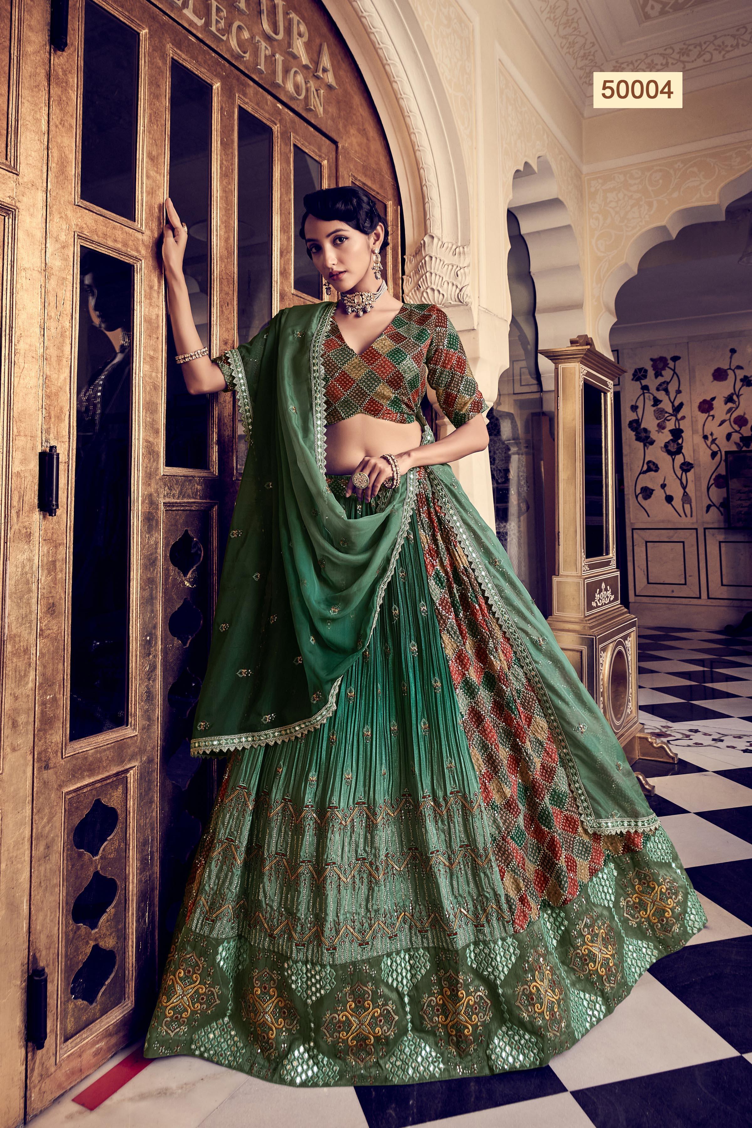 Vastrey Vol 7 Designer Occasion Wear Lehenga D.No 50004 - Anant Exports
