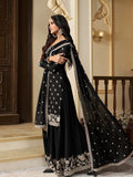 Embroidered black ethnic suit for weddings and parties

