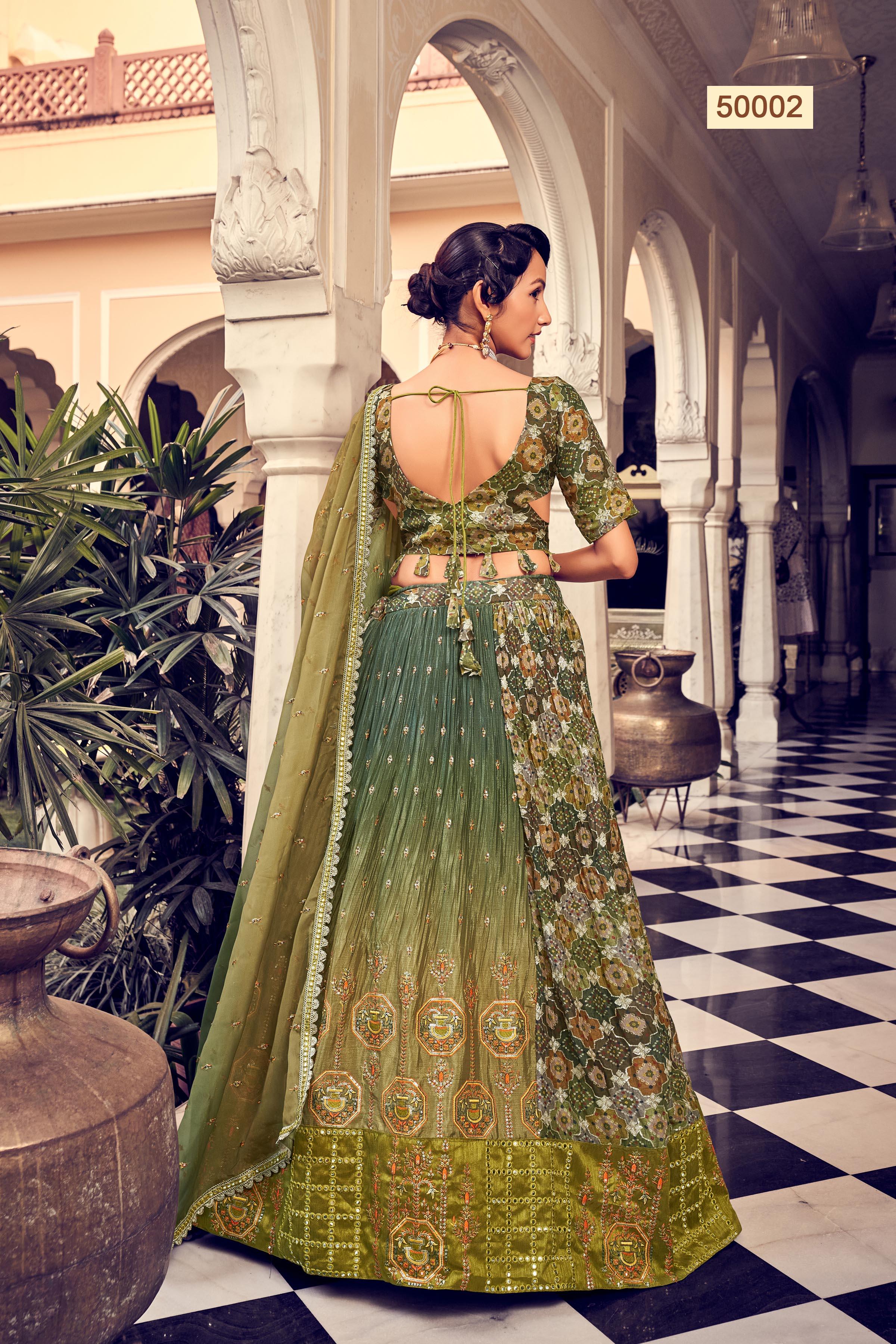 Vastrey Vol 7 Designer Occasion Wear Lehenga D.No 50002 - Anant Exports