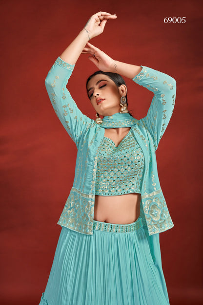 Mahira Vol 5 Designer Occasion Wear Lehenga D.No 69005 - Anant Exports