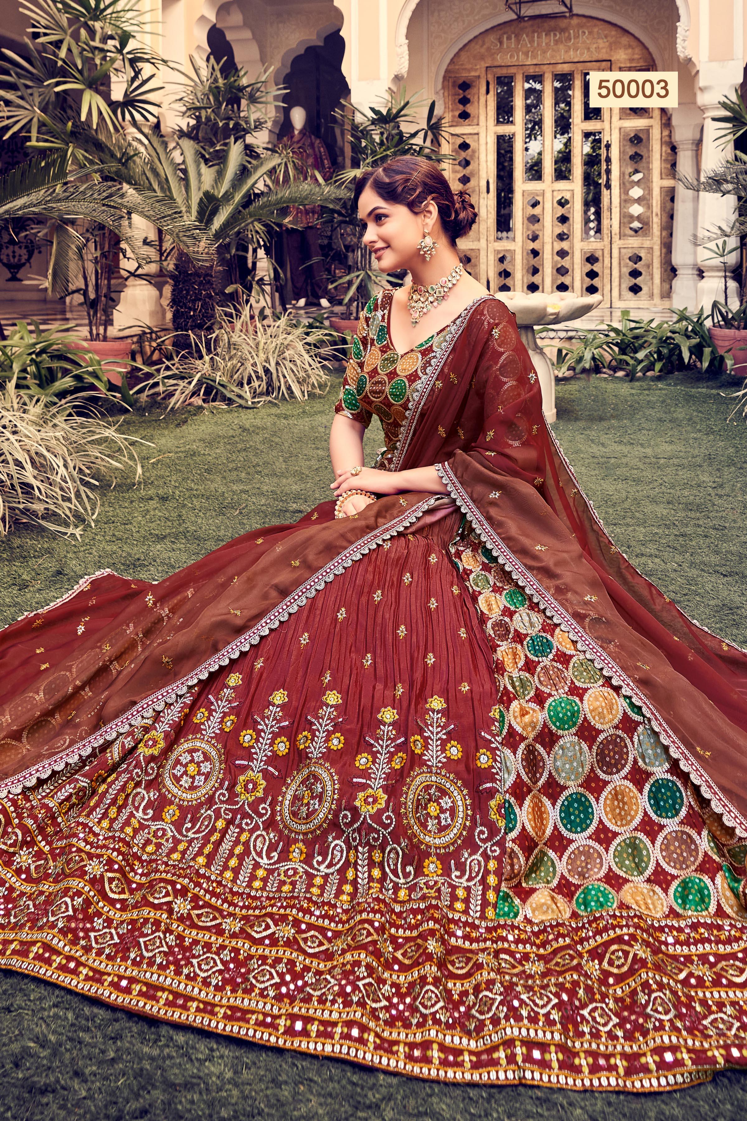 Vastrey Vol 7 Designer Occasion Wear Lehenga D.No 50003 - Anant Exports