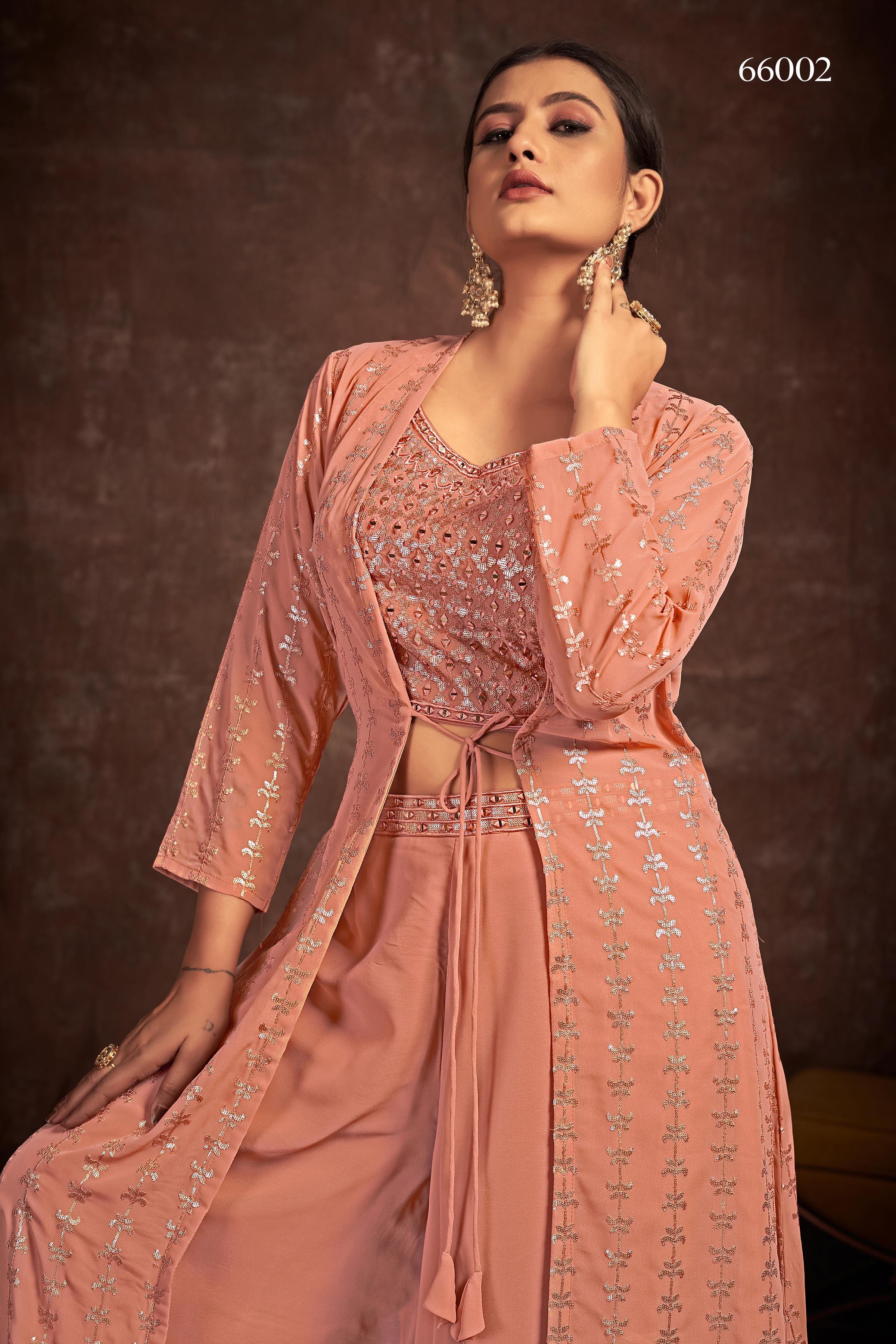 Blush Vol-4 Designer Wear Suit D.No 66002 - Anant Exports
