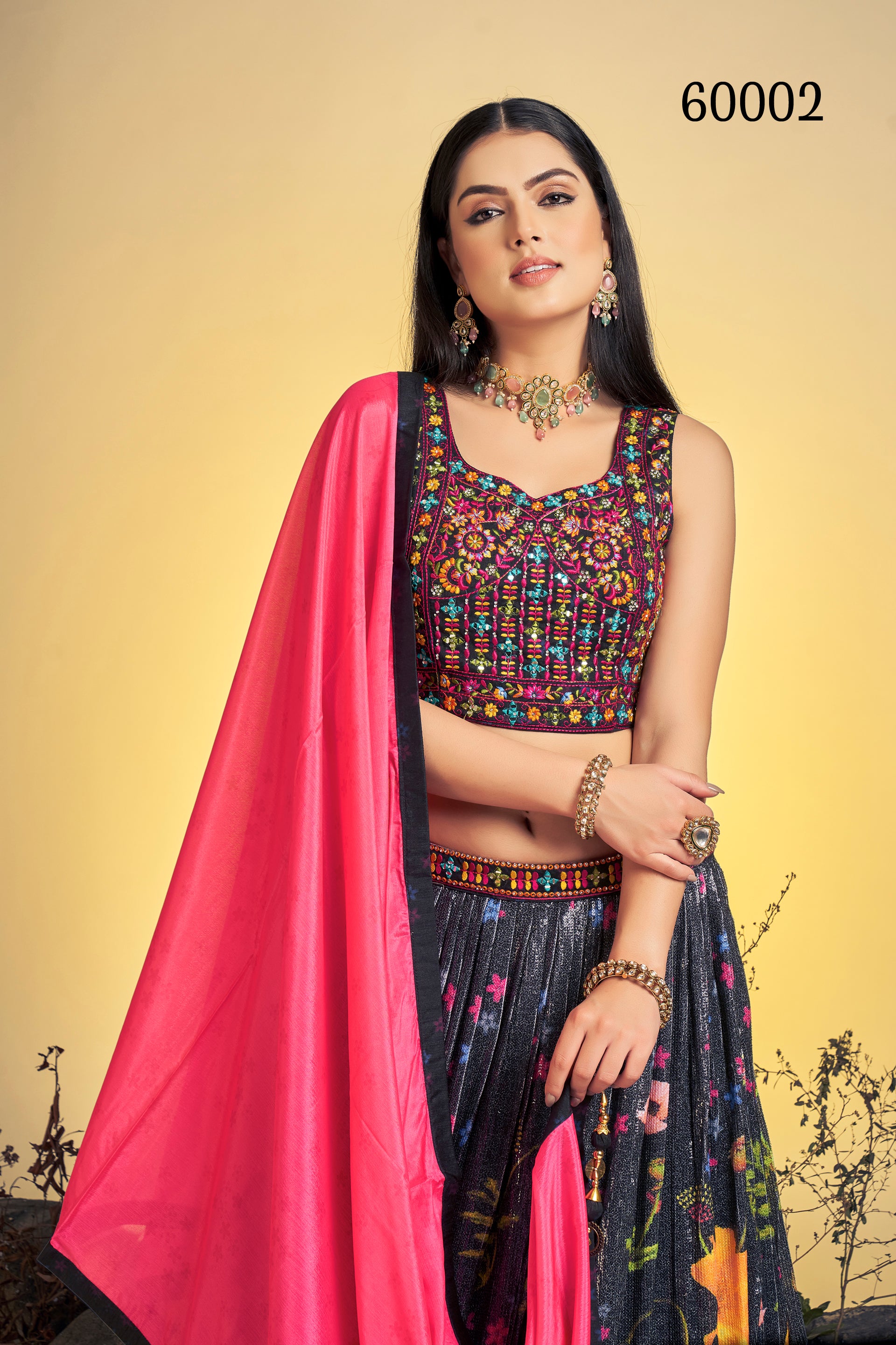 Floral Vol 7 Designer Occasion Wear Lehenga D.No 60002 - Anant Tex Exports Private Limited