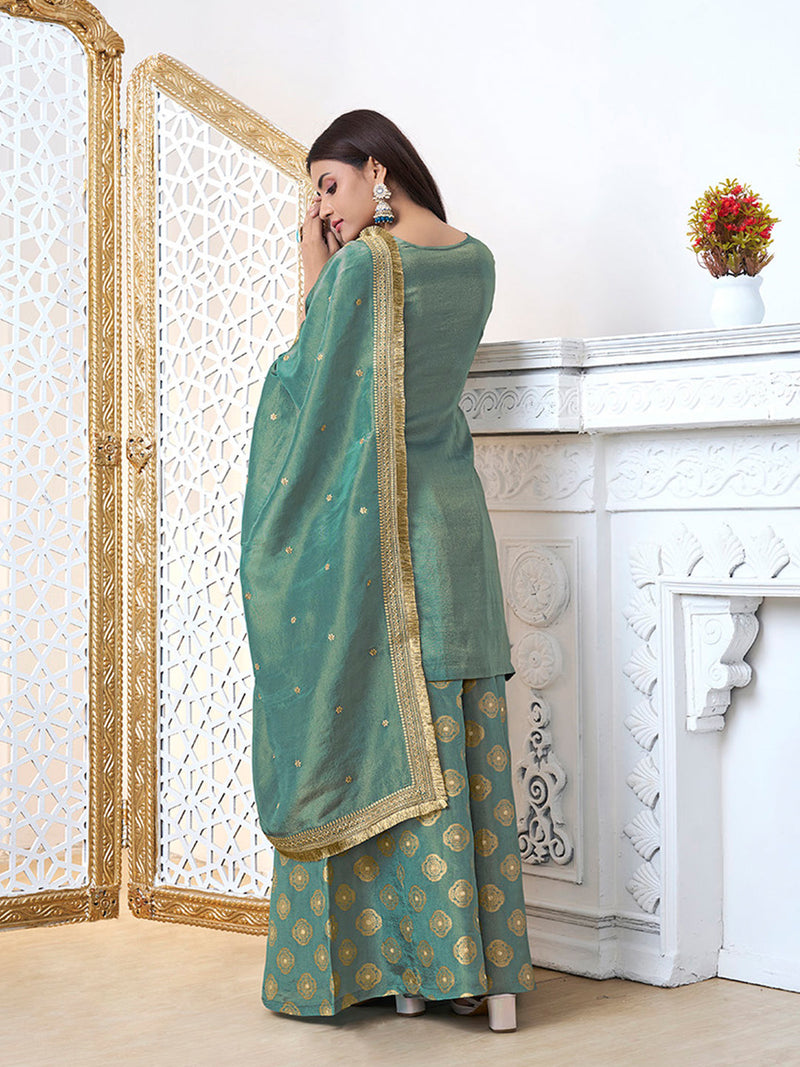Green ethnic wear for weddings and special occasions