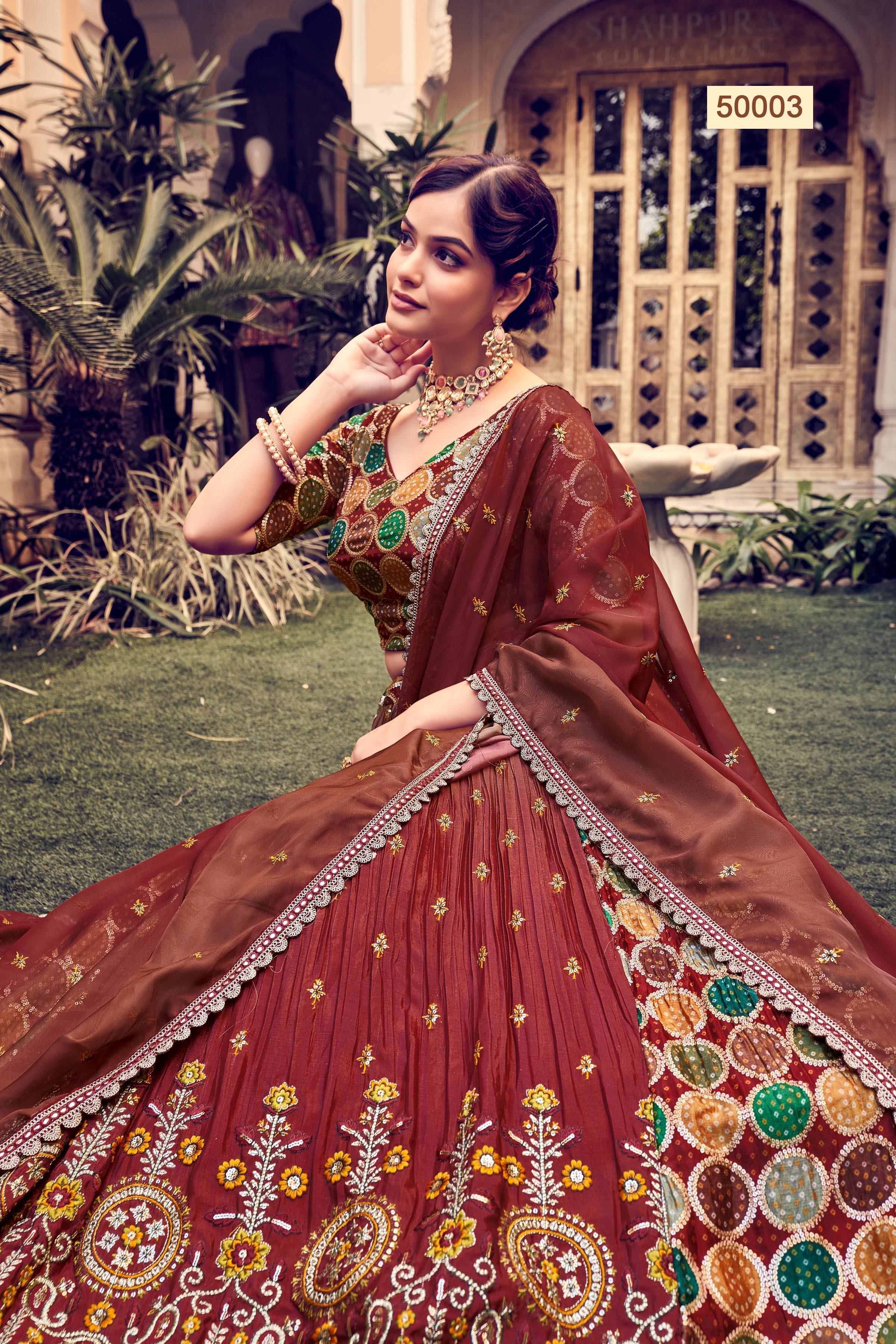 Vastrey Vol 7 Designer Occasion Wear Lehenga D.No 50003 - Anant Exports