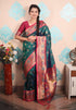 Green Zari Woven Peacock Paithani Silk Saree Paithani Saree Anant Tex Exports Pvt.Ltd..