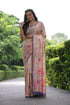 Cream Pure Soft Tussar Silk with Floral Print Tussar Saree Tussar Saree Anant Tex Exports Pvt.Ltd..