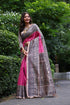 Pink Pure Tussar Madhubani Tussar Silk Saree Tussar Saree Anant Tex Exports Pvt.Ltd..