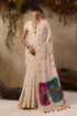Cream Pure Soft Handloom Muga Cotton Saree 