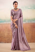 Dusty Purple Two Tone Chiffon Saree 