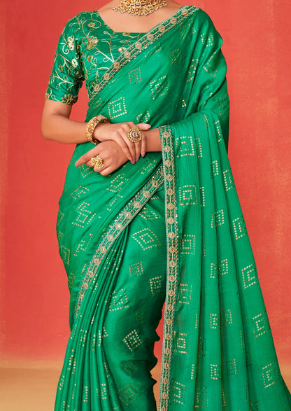 Beautiful Designer Occasion Wear Pure Chiffon Saree