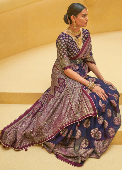 Brasso Organza Silk Saree