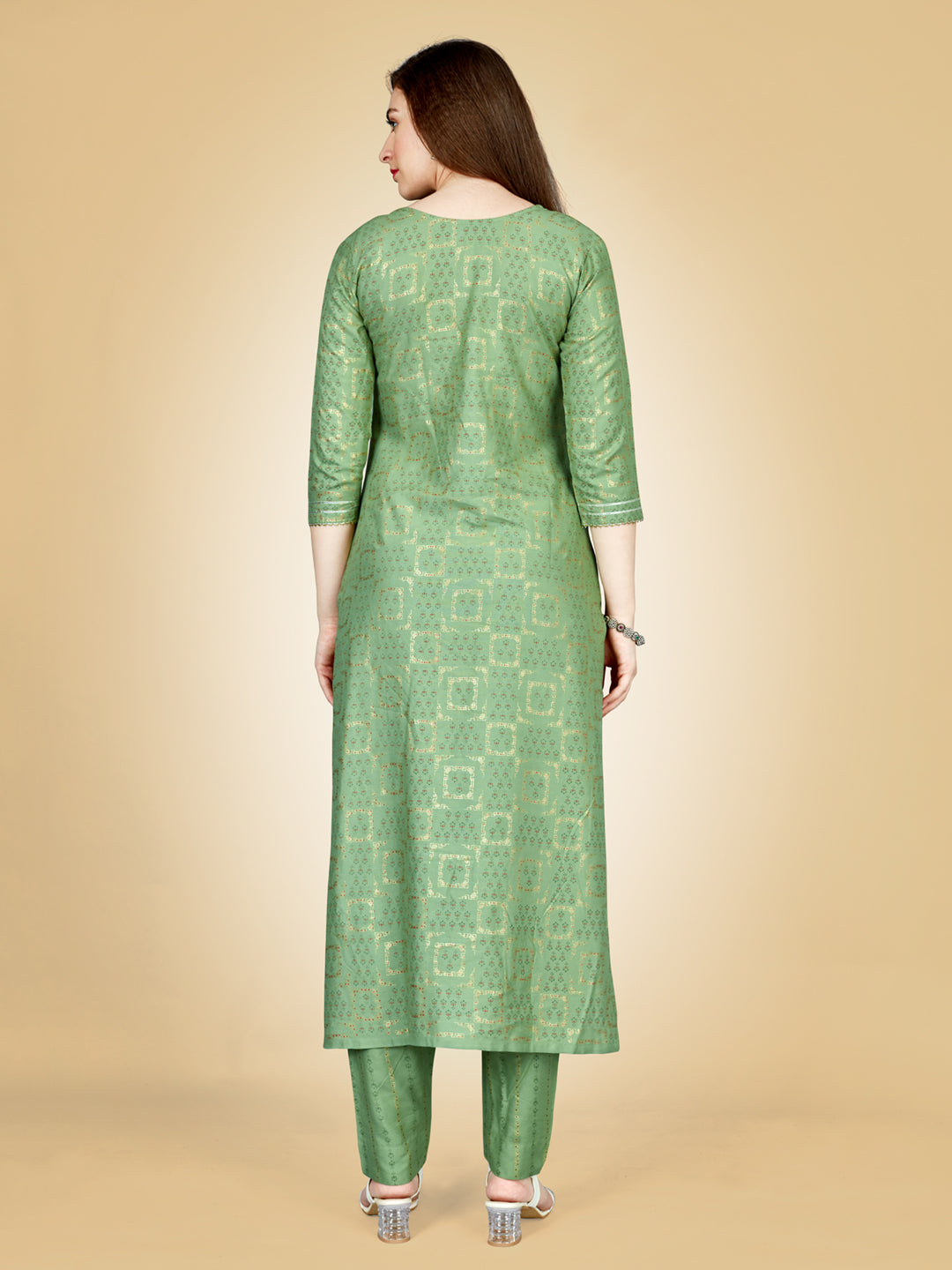 Pista Pure Soft Heavy Reyon Cotton Blend Print Salwar Suit