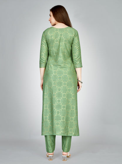 Pista Pure Soft Heavy Reyon Cotton Blend Print Salwar Suit