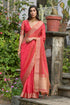 Rose Red Pure Soft Kalyani Silk Saree Soft Silk Saree Anant Tex Exports Pvt.Ltd..