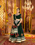 Green chaniya choli for Navratri and Garba night celebrations