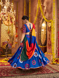 Readymade blue chaniya choli for garba and navratri