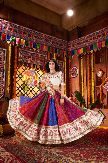 Lightweight Multicolor Cotton Chaniya Choli for Navratri 2025