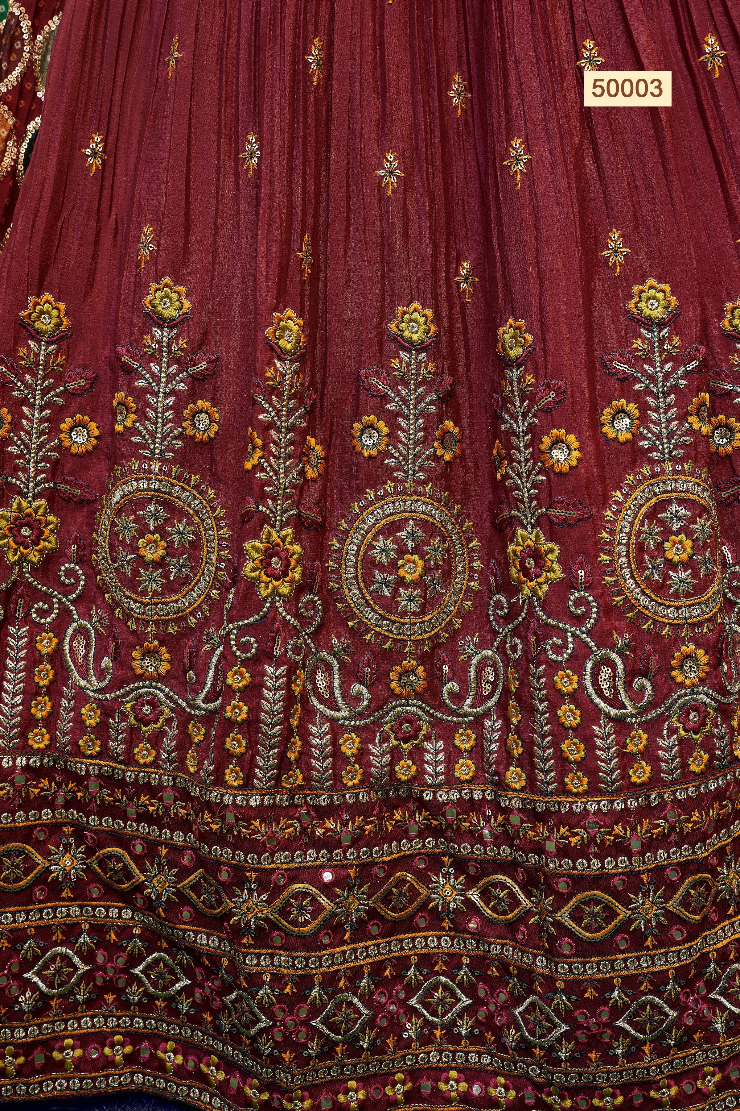Vastrey Vol 7 Designer Occasion Wear Lehenga D.No 50003 - Anant Exports